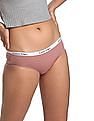 Calvin Klein Underwear Women Pink Mid Rise Solid Hipster Panties