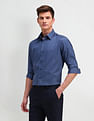 Arrow Newyork Slim Fit Geometric Pattern Shirt