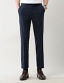 Arrow Newyork Mid Rise Slim Fit Autoflex Trousers