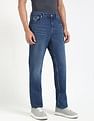 Tommy Hilfiger Light-Wash Slim-Fit Mid Rise Jeans