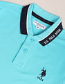 U.S. Polo Assn. Printed Collar Pure Cotton Polo Shirt