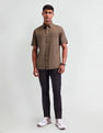 Arrow Sport Horizontal Striped Slim Fit Shirt