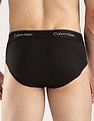Calvin Klein Underwear Solid Multi Low Rise Briefs - Pack Of - 3