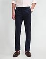 Arrow Newyork Solid Dobby Slim Fit Trousers