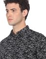 Flying Machine Patch Pocket Printed Shirt