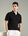 Tommy Hilfiger Solid Slim-Fit Cotton Polo T-Shirt