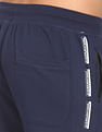 Flying Machine Mid Rise Brand Print Joggers