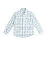 U.S. Polo Assn. Kids Boys Plaid Checked Regular Fit Shirt